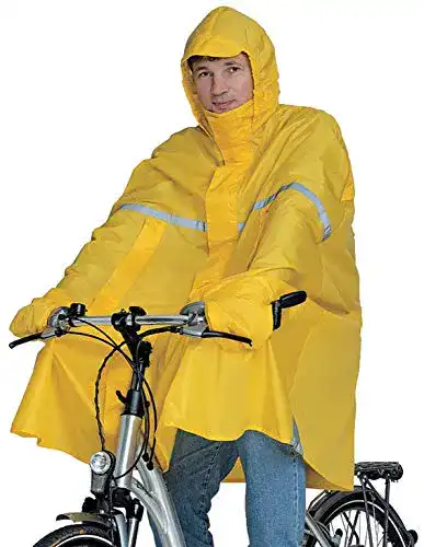 Hock Regenponcho für Erwachsene in Signalgelb, Größe XXL