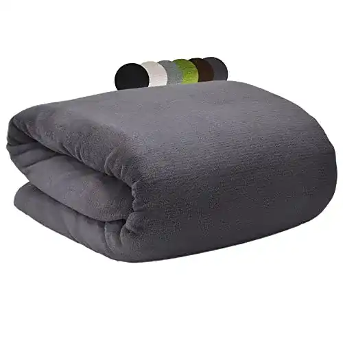Sofadecke Beautissu Kuscheldecke 150×200 cm Anthrazit