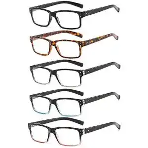 Herren Lesebrille Suertree 5er Set mit Scharnier