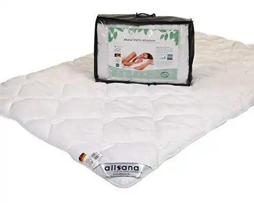 Duo-Steppbett allsana Tencel Klimafaser 155×220 cm Lyocell