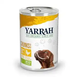 Yarrah Bio Hundefutter Bröckchen mit Huhn 12er Pack