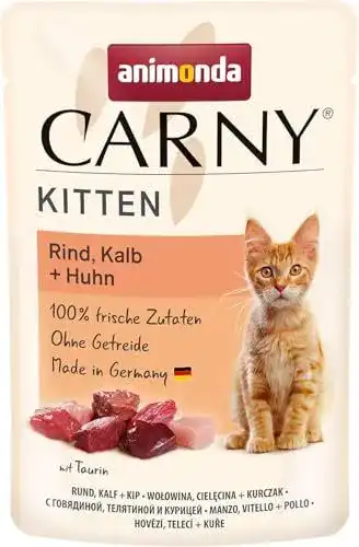 Animonda Katzenfutter Carny Kitten – Nassfutter für junge Katzen
