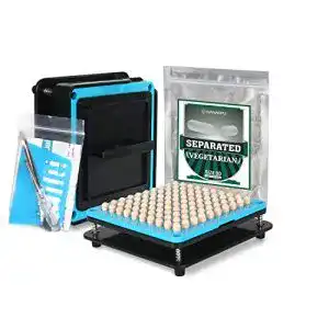 Kapselfüllmaschine Wananfu Größe 00 Bundle mit 200 Kapseln