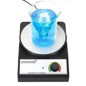 Magnetrührer Anzeser mit Magnetrührstäben für Laboranwendungen