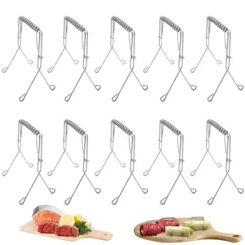 Rouladenklammern Hslxby 10 Stück aus Edelstahl für die Küche