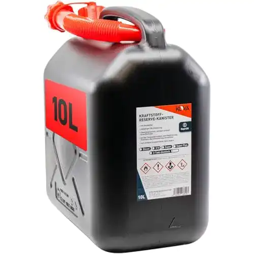 Benzinkanister 10 Liter für Kraftstoffe mit UN-Zulassung