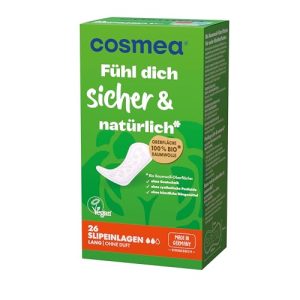 Cosmea Bio Slipeinlagen aus 100% Baumwolle, vegan und ohne Duft im Vorteilspack