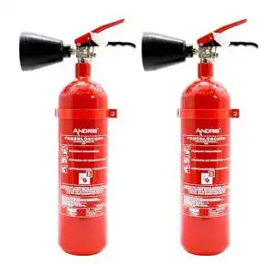 Andris Feuerlöscher 2X 2kg CO2 für EDV-Brände