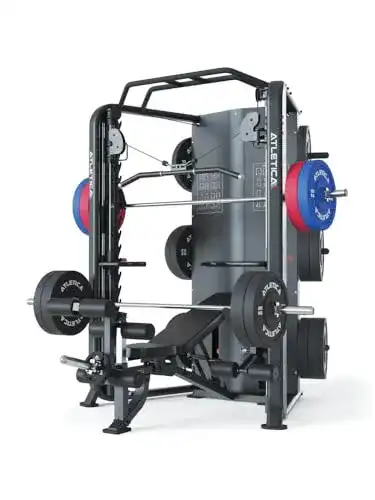 Multipresse Atletica DarkStar mit 2x90kg Steckgewichten