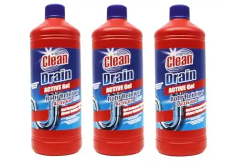 Rohrreiniger Gel 3 Flaschen Rohrfrei Active Gel 3 x 1 Liter