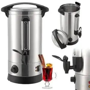 Glühweinkocher Juskys Teramo 10 Liter 1500W mit Zapfhahn