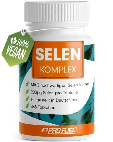 Selen ProFuel hochdosiert 365 Tabletten mit 200µg Selen-Komplex
