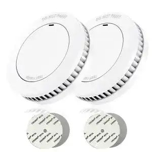 Mini-Rauchmelder Set Runidur 2er Pack mit 10 Jahren Batterie