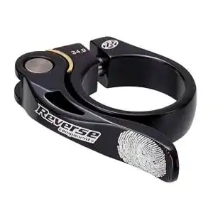 Sattelklemme Reverse Long Life mit Schnellspanner 34,9 mm schwarz
