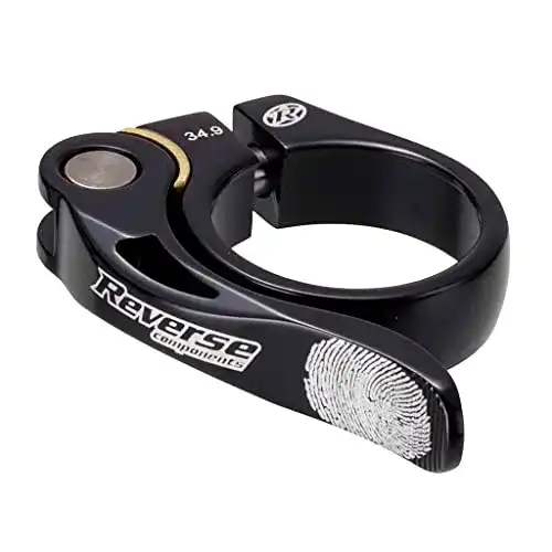 Sattelklemme Reverse Long Life mit Schnellspanner 34,9 mm schwarz
