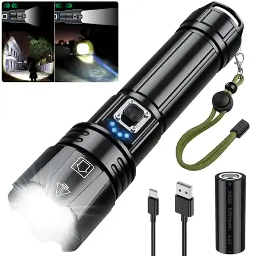 Taschenlampe 10000 Lumen Amzyigou LED