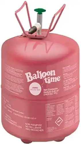 Ballon-Gas Heliumflasche von Balloon Time, groß, 0,42m³ Helium