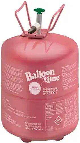 Ballon-Gas Heliumflasche von Balloon Time, groß, 0,42m³ Helium