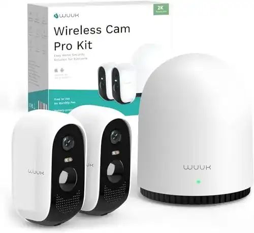 WUUK 2K Überwachungskamera für den Außenbereich mit WLAN