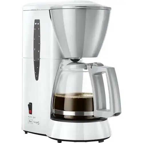 Kaffeemaschine Melitta Single5 in Weiß Kompakte Filterkaffeemaschine für 5 Tassen