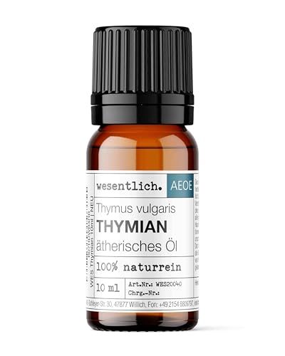Thymianöl von Wesentlich – 100% naturreines ätherisches Öl (10ml)