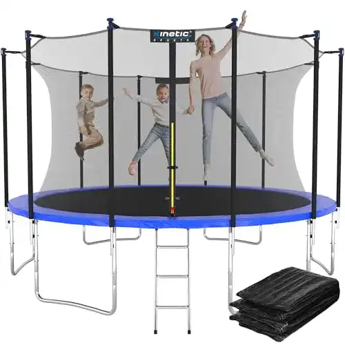 Kinetic Sports Trampolin Outdoor Salto Plus Ø 490 cm TÜV geprüft