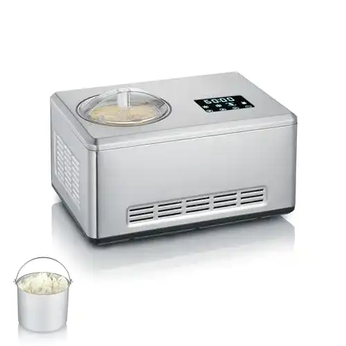 Eismaschine Severin 2-in-1 mit 2 Litern und Joghurtfunktion