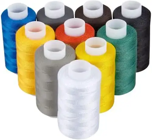 Nähgarn Pretex Set 10 x 1000m in 10 Farben für Nähmaschinen
