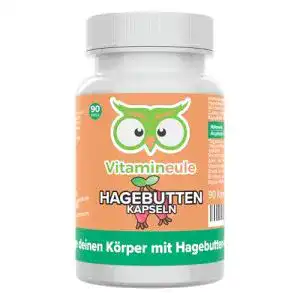 Hagebuttenextrakt Vitamineule Kapseln 500 mg – bioaktiv und vegan