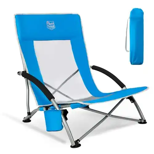 Timber Ridge Strandstuhl klappbar und leicht für Camping und Freizeit