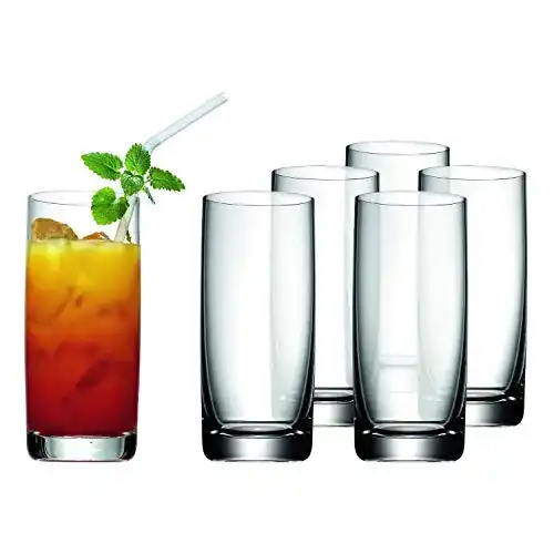 WMF Easy Longdrinkgläser Set mit 6 Gläsern, 350 ml Kapazität