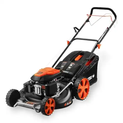 Fuxtec 4in1 Benzin Rasenmäher FX-RM5396 mit 53 cm Schnittbreite