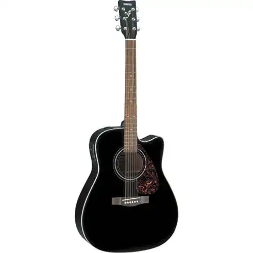 Yamaha FX370C Elektroakustische Gitarre mit Cutaway und Piezo-System