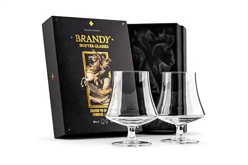 Cognacgläser Glassique Cadeau 440 ml für Brandy und Armagnac 2er Set