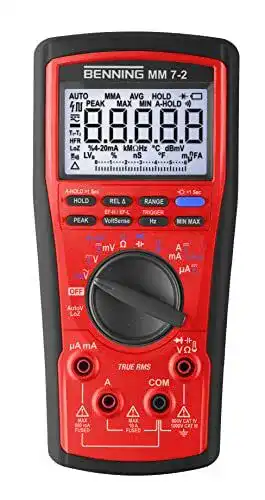 Benning MM 7-2 True RMS Digital-Multimeter für verschiedene Anwendungen