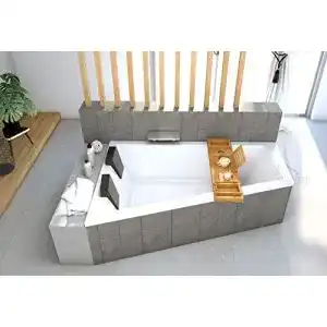 Eckbadewanne Ecolam Trapezwanne Intima Duo für zwei Personen 170×125 cm