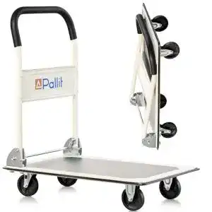 Klappbarer Plattformwagen Pallit CARRY mit 150 kg Tragfähigkeit