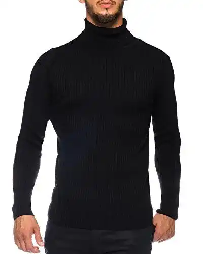 Rollkragenpullover für Herren von Karl’s People in verschiedenen Farben