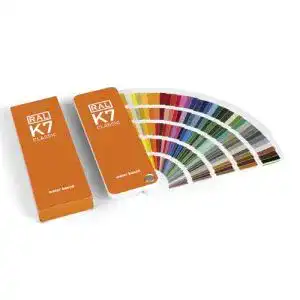 Farbfächer RAL K7 mit 216 Farben in glänzender Ausführung