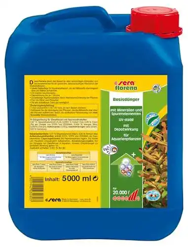 Sera Florena Aquarium-Dünger 5 Liter flüssiger Basisdünger