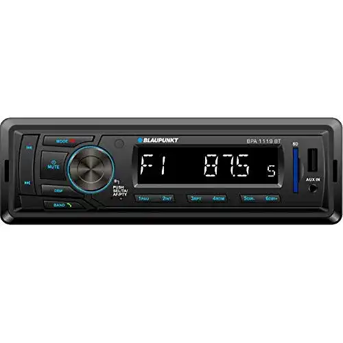 Autoradio Blaupunkt BPA1119BT, 1 DIN, Bluetooth, USB, schwarz