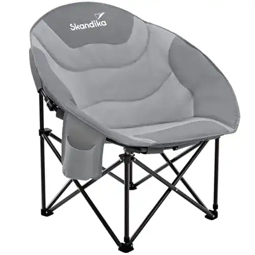 Faltsessel Skandika Moonchair Sirkka Klappbarer Campingstuhl mit Kühlfach