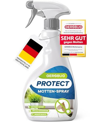 Mottenspray Gerobug 500 ml – Effektive Bekämpfung von Motten