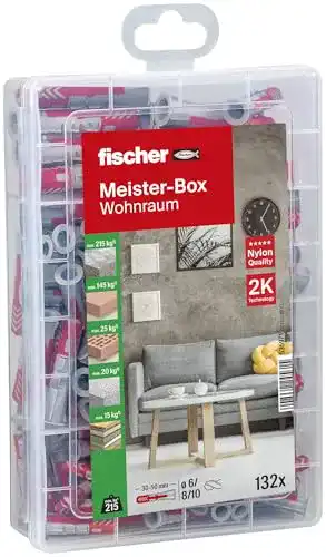Dübelbox fischer Meister-Box DuoPower mit 132 Dübeln