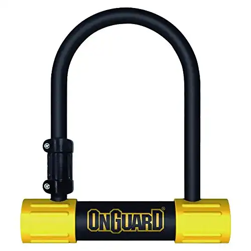 Mini Fahrradschloss Onguard Bulldog Bügelschloss schwarz