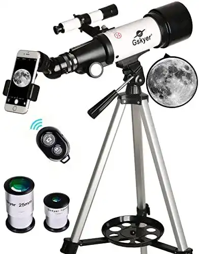 Gskyer 70 mm Teleskop mit 400 mm Brennweite und AZ-Mount