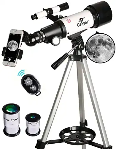 Gskyer 70 mm Teleskop mit 400 mm Brennweite und AZ-Mount