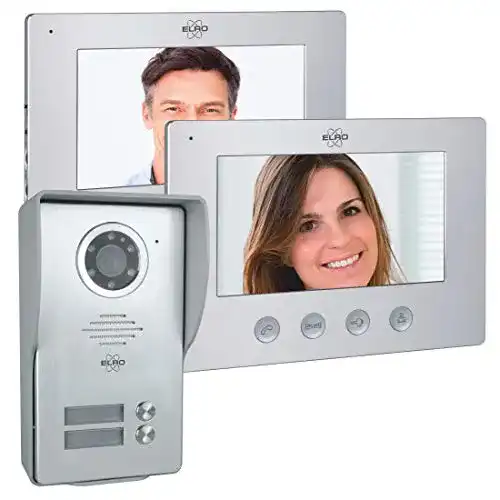 Türsprechanlage ELRO DV477W2 für 2-Familienhäuser mit Video