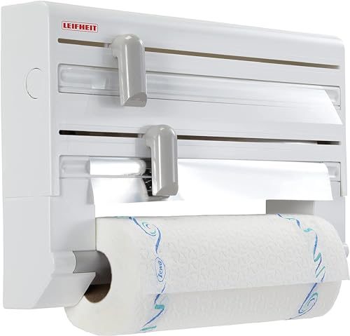 Folienspender Leifheit Wandrollenhalter Parat ComfortLine für 3 Rollen