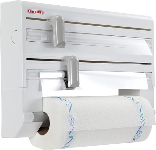 Folienspender Leifheit Wandrollenhalter Parat ComfortLine für 3 Rollen